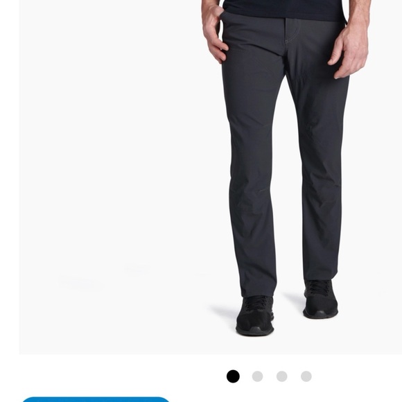 Men's Black Active Pants - Picture 5 of 6